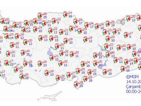 MGM'den 18 kent için "sarı" alarm! Yağış ve fırtına - fotoğraf 2