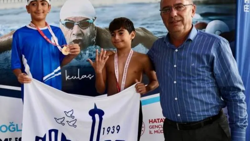 1. KAMİL KÖSEOĞLU YÜZME TURNUVASI’NIN ŞAMPİYONU; ANTAKYA BELEDİYESİ YÜZME SPORCULARI