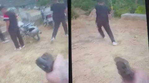 17 yaşındaki çocuk, kurusıkı tabancayla akranlarını tehdit edip kayda aldı