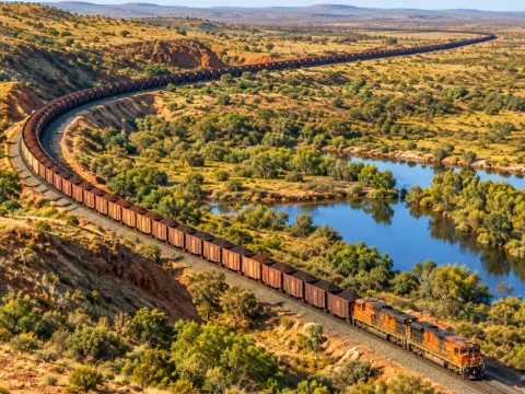 696 vagonlu tren imkansızı başardı: Ucu bucağı görünmeyen dev 861 kilometre yol katetti - fotoğraf 2