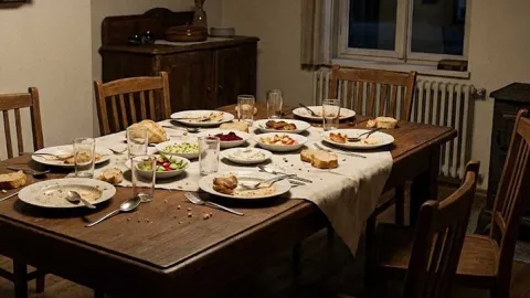 27 Ekim'de sofrayı ertesi güne kadar kaldırmıyorlar