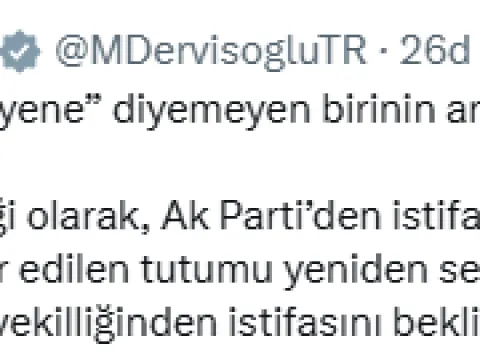 Müsavat Dervişoğlu, Eşref Fakıbaba'nın istifasını istedi - fotoğraf 1