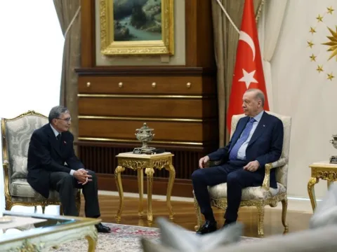 Cumhurbaşkanı Erdoğan, Nobel ödüllü bilim insanı Prof. Dr. Sancar'ı kabul etti - fotoğraf 4