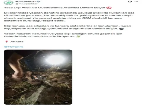 Ankara'da yasa dışı av denetimi; ses cihazları ve kameralar yakalandı - fotoğraf 1