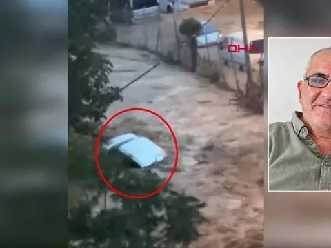 Sarıyer’de selde kaybolan Ahmet Derin’in aracının sürüklendiği anlar kamerada - fotoğraf 1