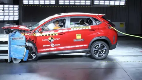 4 hava yastığı da kurtaramadı, Chery'nin SUV modeli sıfır çekti
