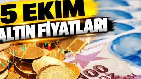 5 EKİM 2026 ALTIN FİYATLARI CANLI| Gram altın, çeyrek altın ne kadar oldu? Kapalıçarşı alış-satış fiyatları