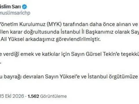 CHP İstanbul İl Başkanlığına Mehmet Ali Yüksel getirildi - fotoğraf 1