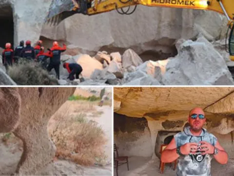 "2 ay önce göçen yer gibi birçok yeri tespit ettik" Kapadokya uyarısı! - fotoğraf 1