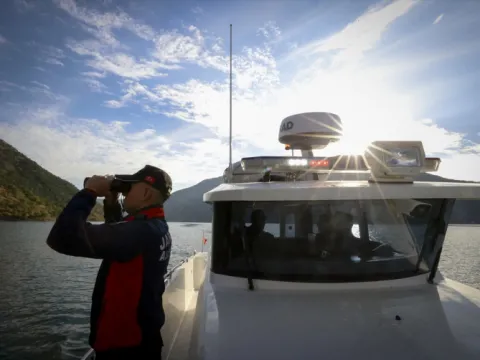 Jandarmanın yüzen karakolu 7/24 görev başında - fotoğraf 2