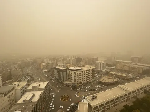 Meteoroloji uyardı; Güneydoğu'da toz taşınımı etkili oldu - fotoğraf 2