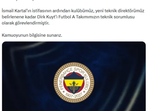 Fenerbahçe'nin başına 4 maçlığına o isim getirildi - fotoğraf 1