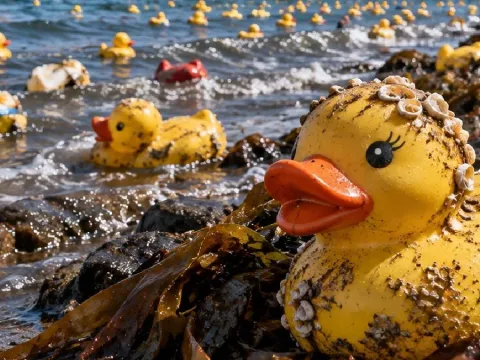 Okyanusta kaybolan ördekler yıllar sonra farklı kıyılarda ortaya çıktı - fotoğraf 1