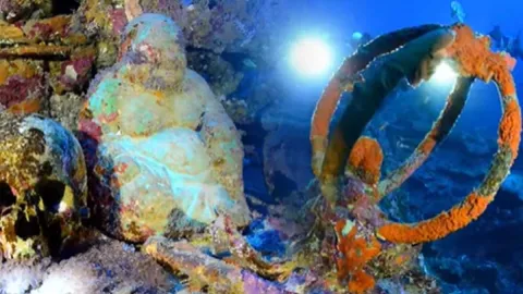 80 yıllık batık gemilerde beklenmedik bir şey bulundu
