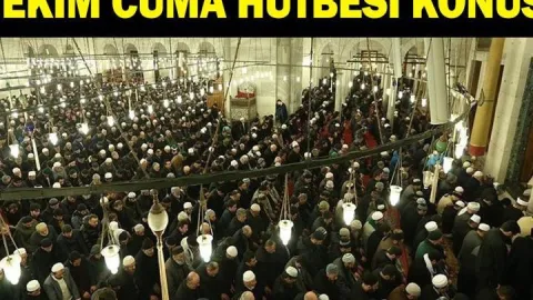 9 EKİM CUMA HUTBESİ KONUSU VE PDF METNİ: İnsanlığın Sınavı Gazze