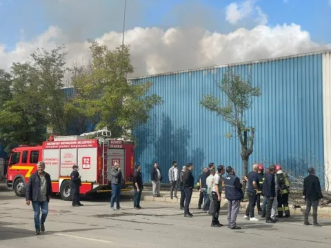 Gaziantep'te pamuk fabrikasında yangın - fotoğraf 5