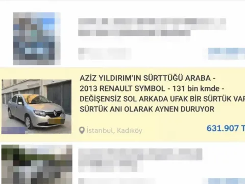 Aziz Yıldırım'ın çarptığı araç espri konusu oldu: Satış ilanı dikkat çekti - fotoğraf 1