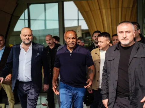 Boksun efsane ismi Mike Tyson İstanbul'a geldi - fotoğraf 1