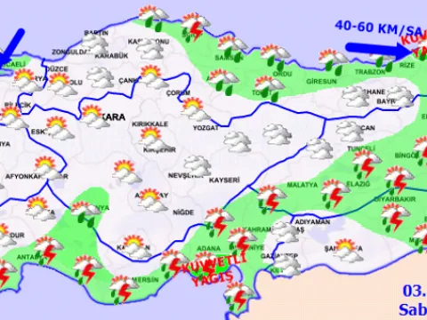 Hafta sonu plan yapanlar dikkat! Meteoroloji'den kuvvetli yağış ve fırtına uyarısı... 4 il için sarı kod - fotoğraf 3