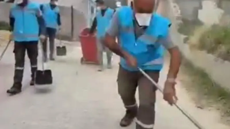 AÇIKDERE MAHALLESİ’NDE KAPSAMLI TEMİZLİK 