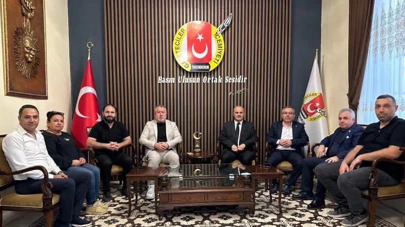 Adana İletişim Başkanlığı’ndan İskenderun Gazeteciler Cemiyeti’ne Ziyaret