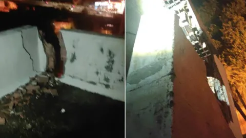 Adana'da iki farklı noktaya yıldırım düştü: Elektrik direği apartmana devrildi