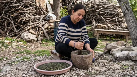 Adına şarkılar yazılan üründe hasat: Rengi kırmızıdan yeşile dönüyor, tozu bile zengin ediyor