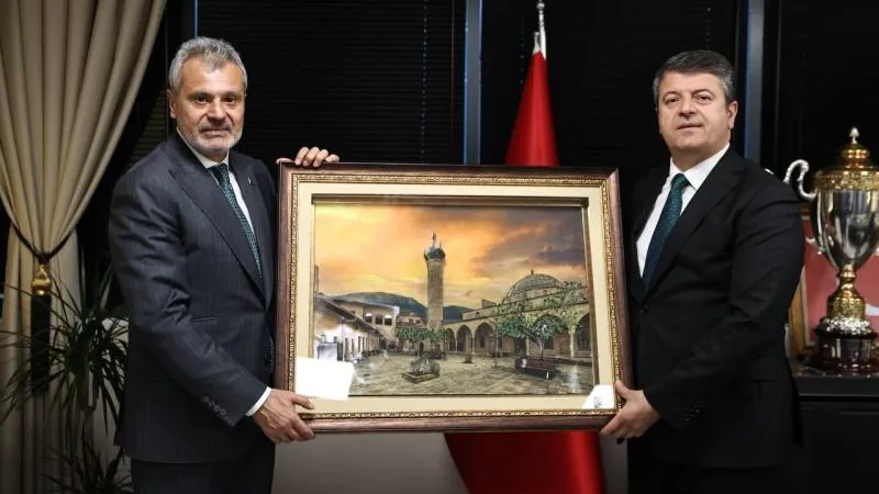 ADIYAMAN BELEDİYE BAŞKANI’NA ANLAMLI TABLO