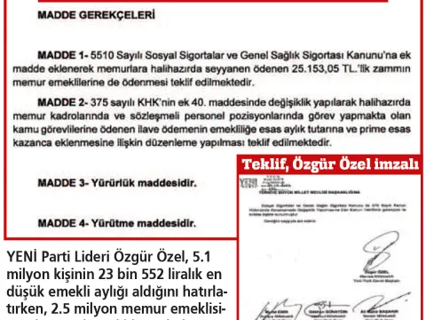 Emekliye 25 bin lira zam - fotoğraf 2