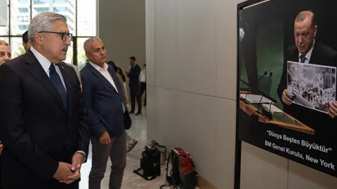 AK Parti'de 'Gazze: Vicdanın Şahitliği' fotoğraf sergisi açıldı