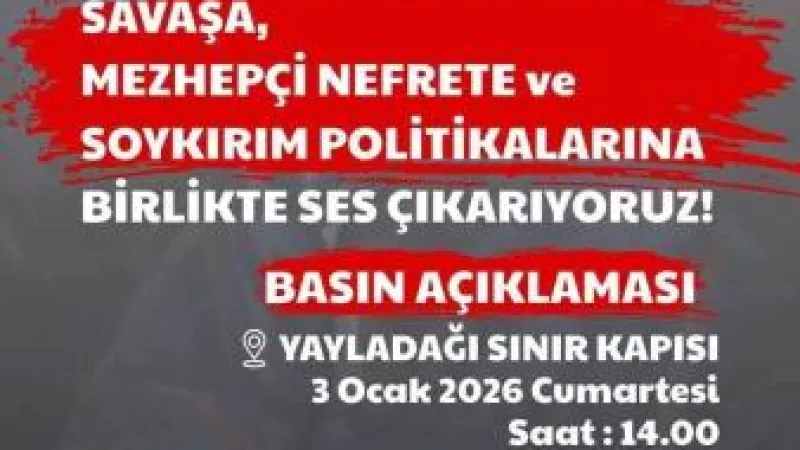 Alevi Katliamlara Karşı Yayladağı'nda Buluşma 3 Ocak'ta