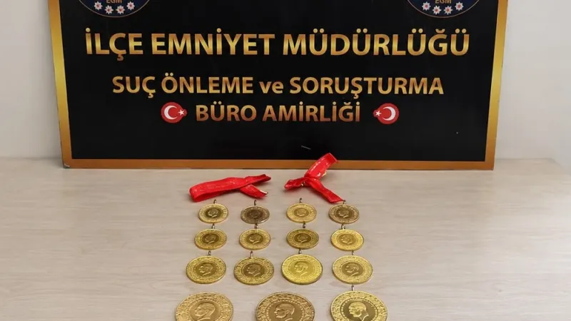 ALTINLAR SAHİBİNE TESLİM EDİLDİ