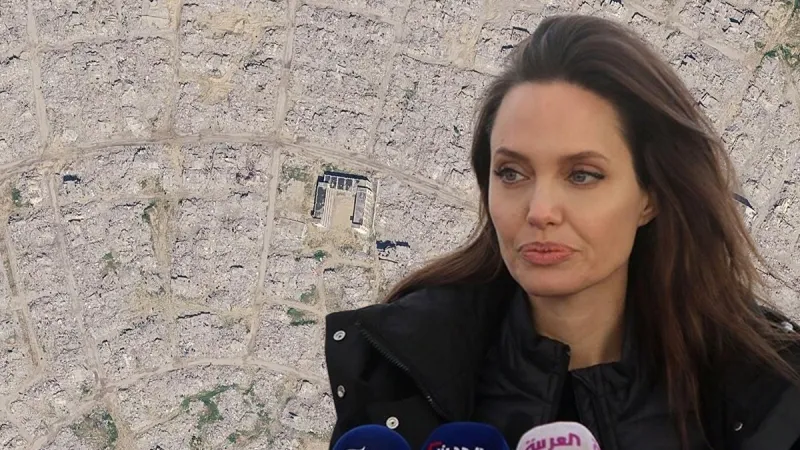 Angelina Jolie Gazze'deki yıkıma dikkat çekti