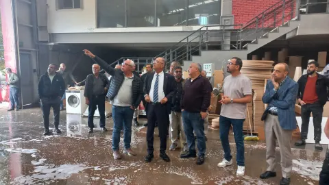 Antakya Mobilya İmalathanesinde Yangın