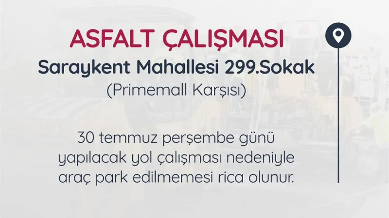 ANTAKYA'DA PARK YASAĞI DUYURUSU