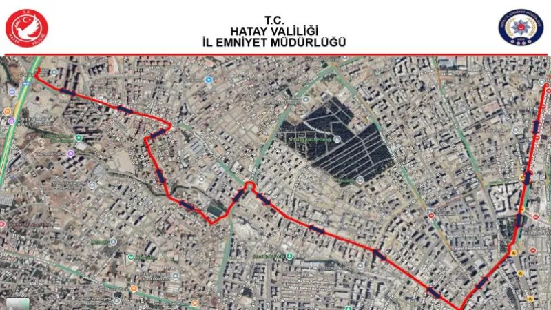 ANTAKYA'DA YENİ GÜZERGAH DUYURUSU