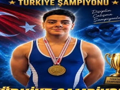 Şampiyon güreşçi Yusuf Taha Turp'a veda - fotoğraf 1