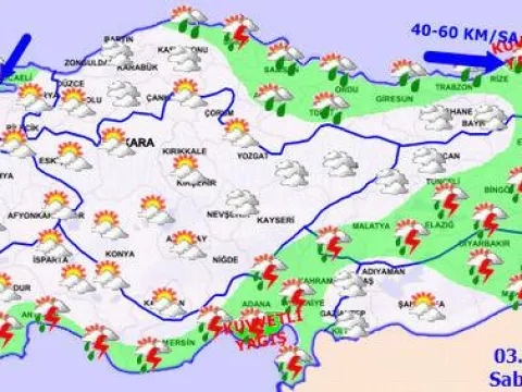 6 kent için "sarı" alarm! 7 bölgede yağış var... İllerimizde hava durumu - fotoğraf 3