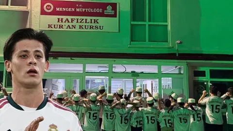 Arda Güler’den hafızlık öğrencilerine imzalı forma jesti