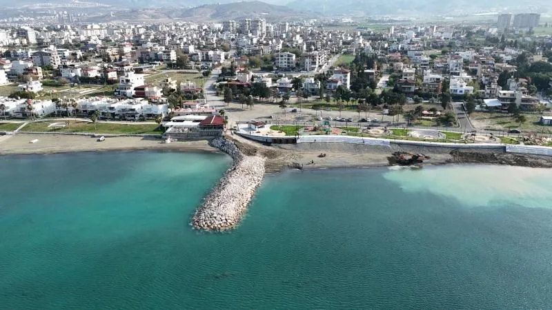 ARSUZ DİBA PARK'A 70 METRELİK MENDİREK