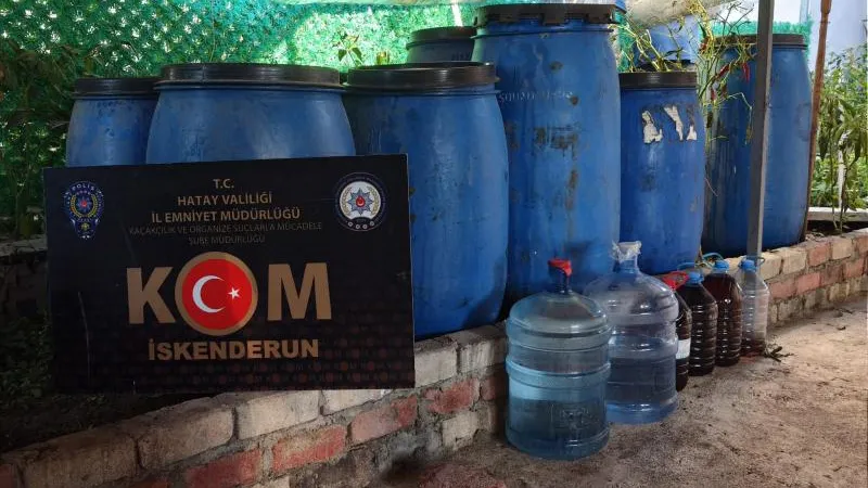 Arsuz'da Boğma Rakı Operasyonu