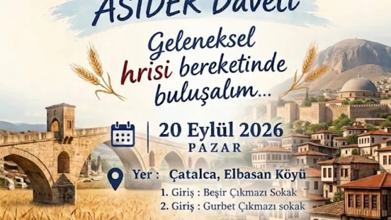 ASİDER’DEN HRİSE BULUŞMASI 20 EYLÜL'DE