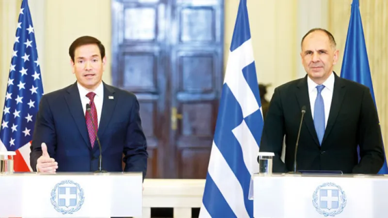 Atina’nın Ankara’ya karşı son umudu Rubio