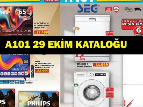 A101 29 EKİM 2026 AKTÜEL KATALOĞU YAYINLANDI: A101'de Gelecek Hafta Neler İndirimde? 29 Ekim A101 Aktüel Ürünler Kataloğu - fotoğraf 1