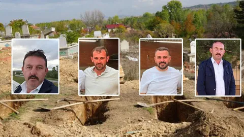 Baba oğul 4 kişiyi öldürdü! Bir baba, 2 oğlu ve kardeşi yan yana gömüldü