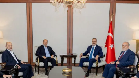 Bakan Fidan, Hamas heyetiyle görüştü