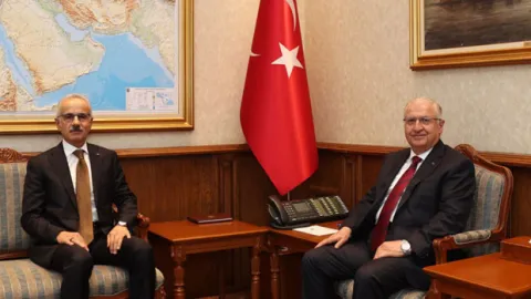 Bakan Uraloğlu'ndan Bakan Güler'e ziyaret