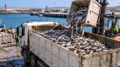 Balık çiftliğinden kamyon dolusu ölü levrek çıktı