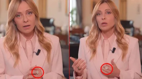 Başbakan Meloni parmağında yüzükle video çekince ülke karıştı
