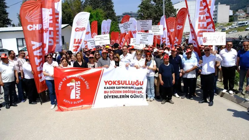 Başkan Halil İbrahim Özgün 1 Mayıs’ta Alanlardaydı